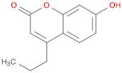 2H-1-Benzopyran-2-one, 7-hydroxy-4-propyl-