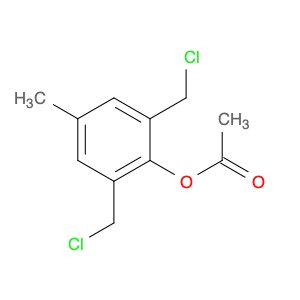Phenol, 2,6-bis(chloromethyl)-4-methyl-, 1-acetate