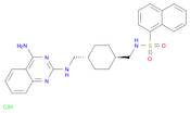 1-Naphthalenesulfonamide, N-[[trans-4-[[(4-amino-2-quinazolinyl)amino]methyl]cyclohexyl]methyl]-, …