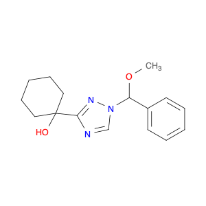 Cyclohexanol, 1-[1-(methoxyphenylmethyl)-1H-1,2,4-triazol-3-yl]-