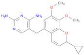 2,4-Pyrimidinediamine, 5-[(2-cyclopropyl-7,8-dimethoxy-2H-1-benzopyran-5-yl)methyl]-