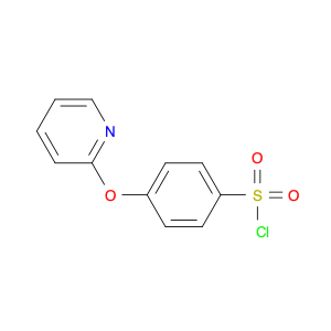 Benzenesulfonyl chloride, 4-(2-pyridinyloxy)-