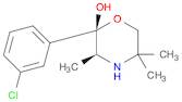 2-Morpholinol, 2-(3-chlorophenyl)-3,5,5-trimethyl-, (2S,3S)-