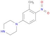 Piperazine, 1-(3-methyl-4-nitrophenyl)-