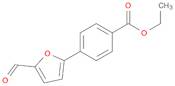 Benzoic acid, 4-(5-formyl-2-furanyl)-, ethyl ester