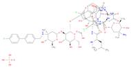 Vancomycin, 22-O-(3-amino-2,3,6-trideoxy-3-C-methyl-α-L-arabino-hexopyranosyl)-N3''-[(4'-chloro[1,…