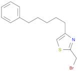 Thiazole, 2-(bromomethyl)-4-(5-phenylpentyl)-