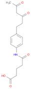 Pentanoic acid, 5-[[4-(3,5-dioxohexyl)phenyl]amino]-5-oxo-