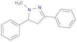 1H-Pyrazole, 4,5-dihydro-1-methyl-3,5-diphenyl-