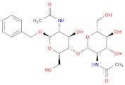 β-D-Glucopyranoside, phenylmethyl 2-(acetylamino)-4-O-[2-(acetylamino)-2-deoxy-β-D-glucopyranosy...