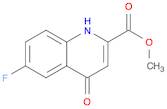 2-Quinolinecarboxylic acid, 6-fluoro-1,4-dihydro-4-oxo-, methyl ester