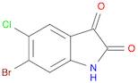 1H-Indole-2,3-dione, 6-bromo-5-chloro-