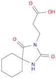 1,3-Diazaspiro[4.5]decane-3-propanoic acid, 2,4-dioxo-