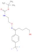 Carbamic acid, [2-[[[5-hydroxy-1-[4-(trifluoromethyl)phenyl]pentylidene]amino]oxy]ethyl]-, 1,1-dim…