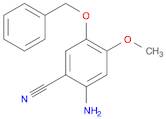 Benzonitrile, 2-amino-4-methoxy-5-(phenylmethoxy)-