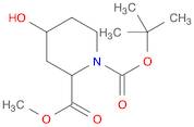 1,2-Piperidinedicarboxylic acid, 4-hydroxy-, 1-(1,1-dimethylethyl) 2-methyl ester