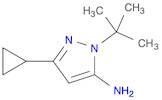 1H-Pyrazol-5-amine, 3-cyclopropyl-1-(1,1-dimethylethyl)-