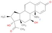 Pregna-1,4-diene-3,20-dione, 9-fluoro-11,17-dihydroxy-16-methyl-, (11β,16β)-