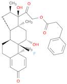 Pregna-1,4-diene-3,20-dione, 9-fluoro-11,17-dihydroxy-16-methyl-21-(1-oxo-3-phenylpropoxy)-, (11β,…