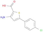 2-Thiophenecarboxylic acid, 3-amino-5-(4-chlorophenyl)-