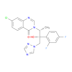 4(3H)-Quinazolinone, 7-chloro-3-[(1R,2R)-2-(2,4-difluorophenyl)-2-hydroxy-1-methyl-3-(1H-1,2,4-tri…