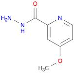 2-Pyridinecarboxylic acid, 4-methoxy-, hydrazide