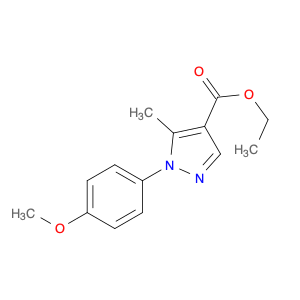 1H-Pyrazole-4-carboxylic acid, 1-(4-methoxyphenyl)-5-methyl-, ethyl ester