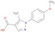 1H-Pyrazole-4-carboxylic acid, 1-(4-methoxyphenyl)-5-methyl-