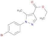 1H-Pyrazole-4-carboxylic acid, 1-(4-bromophenyl)-5-methyl-, ethyl ester