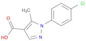 1H-Pyrazole-4-carboxylic acid, 1-(4-chlorophenyl)-5-methyl-