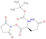 L-Glutamine, N2-[(1,1-dimethylethoxy)carbonyl]-, 2,5-dioxo-1-pyrrolidinyl ester