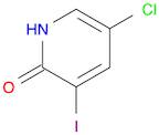 2(1H)-Pyridinone, 5-chloro-3-iodo-