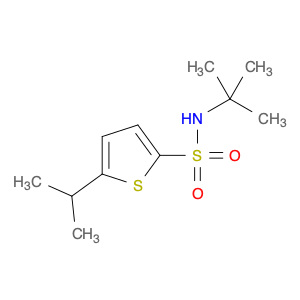 2-Thiophenesulfonamide, N-(1,1-dimethylethyl)-5-(1-methylethyl)-