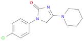 2H-Imidazol-2-one, 1-(4-chlorophenyl)-1,5-dihydro-4-(1-piperidinyl)-