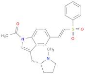 Ethanone, 1-[3-[[(2R)-1-methyl-2-pyrrolidinyl]methyl]-5-[(1E)-2-(phenylsulfonyl)ethenyl]-1H-indo...