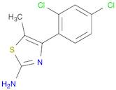 2-Thiazolamine, 4-(2,4-dichlorophenyl)-5-methyl-