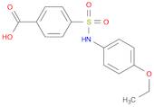 Benzoic acid, 4-[[(4-ethoxyphenyl)amino]sulfonyl]-