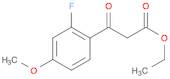 Benzenepropanoic acid, 2-fluoro-4-methoxy-β-oxo-, ethyl ester