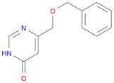 4(3H)-Pyrimidinone, 6-[(phenylmethoxy)methyl]-