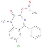 2H-1,4-Benzodiazepin-2-one, 3-(acetyloxy)-7-chloro-1,3-dihydro-1-methyl-5-phenyl-