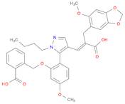 1,3-Benzodioxole-5-propanoic acid, α-[[1-butyl-5-[2-[(2-carboxyphenyl)methoxy]-4-methoxyphenyl]-...