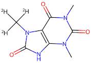 1H-Purine-2,6,8(3H)-trione, 7,9-dihydro-1,3-dimethyl-7-(methyl-d3)- (9CI)