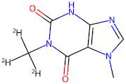 1H-Purine-2,6-dione, 3,7-dihydro-7-methyl-1-(methyl-d3)- (9CI)