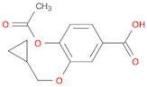 Benzoic acid, 4-(acetyloxy)-3-(cyclopropylmethoxy)-