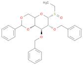 α-D-Mannopyranose, 1-deoxy-1-(ethylsulfinyl)-2,3-bis-O-(phenylmethyl)-4,6-O-[(R)-phenylmethylene]-