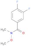 Benzamide, 3,4-difluoro-N-methoxy-N-methyl-