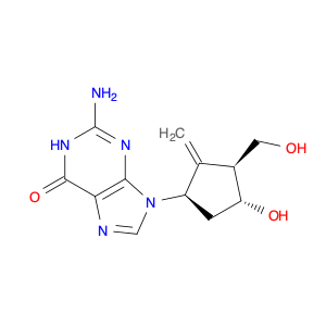 6H-Purin-6-one, 2-amino-1,9-dihydro-9-[(1R,3S,4R)-4-hydroxy-3-(hydroxymethyl)-2-methylenecyclopent…