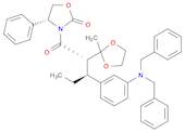 2-Oxazolidinone, 3-[(2S,3S)-3-[3-[bis(phenylmethyl)amino]phenyl]-2-(2-methyl-1,3-dioxolan-2-yl)-1-…