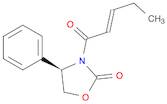 2-Oxazolidinone, 3-[(2E)-1-oxo-2-penten-1-yl]-4-phenyl-, (4R)-