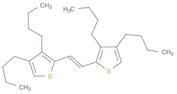 Thiophene, 2,2'-(1E)-1,2-ethenediylbis[3,4-dibutyl- (9CI)